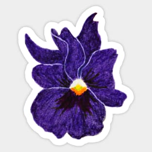 Purple Flower Sticker